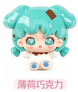 Wokii sweet station series cute grain figure tide play girl gift