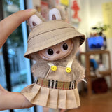 Fourth-generation rabub vinyl doll baby clothes set 4.0 heart password baby clothes cover