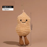 Plush doll doll simulation food pendant bag pendant vegetable food keychain