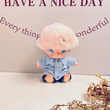 New Life Diary Series Baby Clothes Vinyl Plush Pendant Overalls