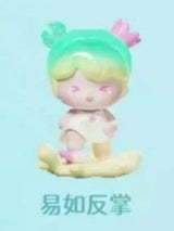 YOYO paint a good color head cute grain series right and right cute tide play tabletop ornament birthday gift figure