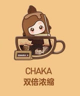 Coffee factory series refrigerator sticker
