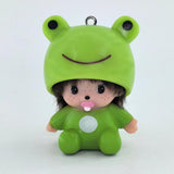 Panda Qiqi vinyl doll pendant