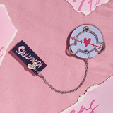 CHEERS TO MYSELF series badge pendant