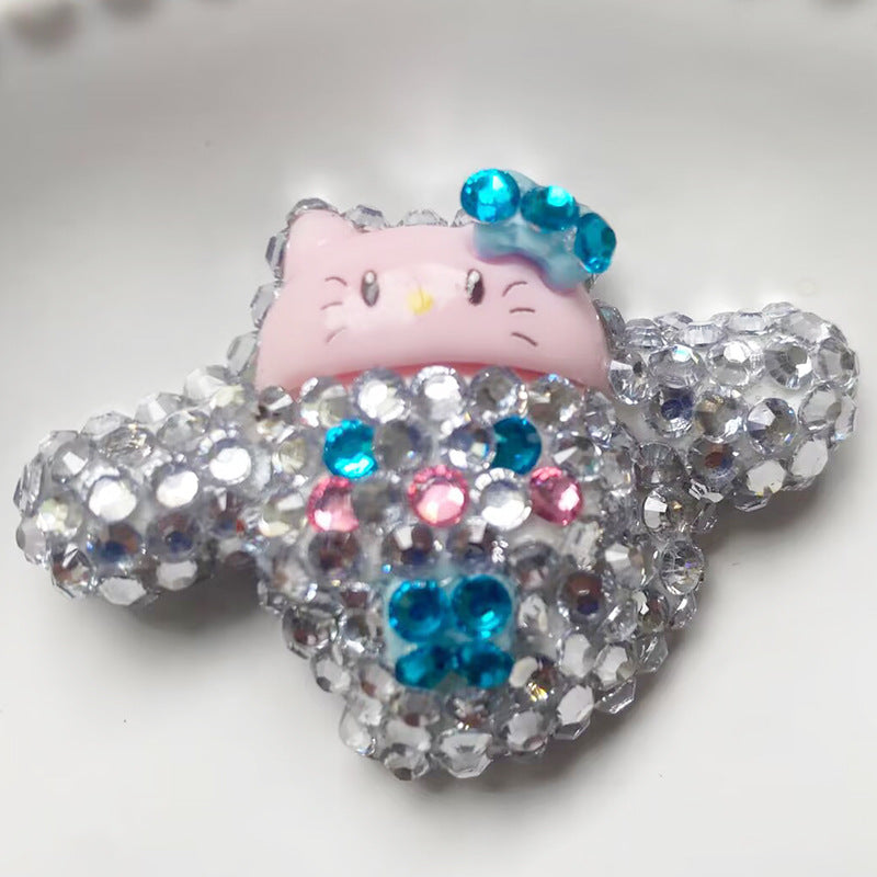 Cartoon resin DIY drilling accessories