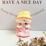 New Life Diary Series Baby Clothes Vinyl Plush Pendant Overalls