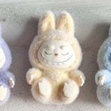 fluffy sitting labubu