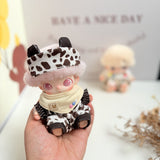 New Life Diary Series Baby Clothes Vinyl Plush Pendant Overalls