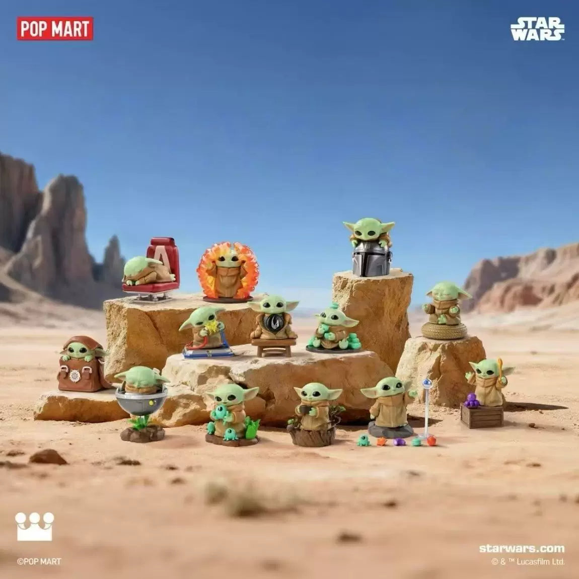 Grogu Tiny But Mighty Series Figures