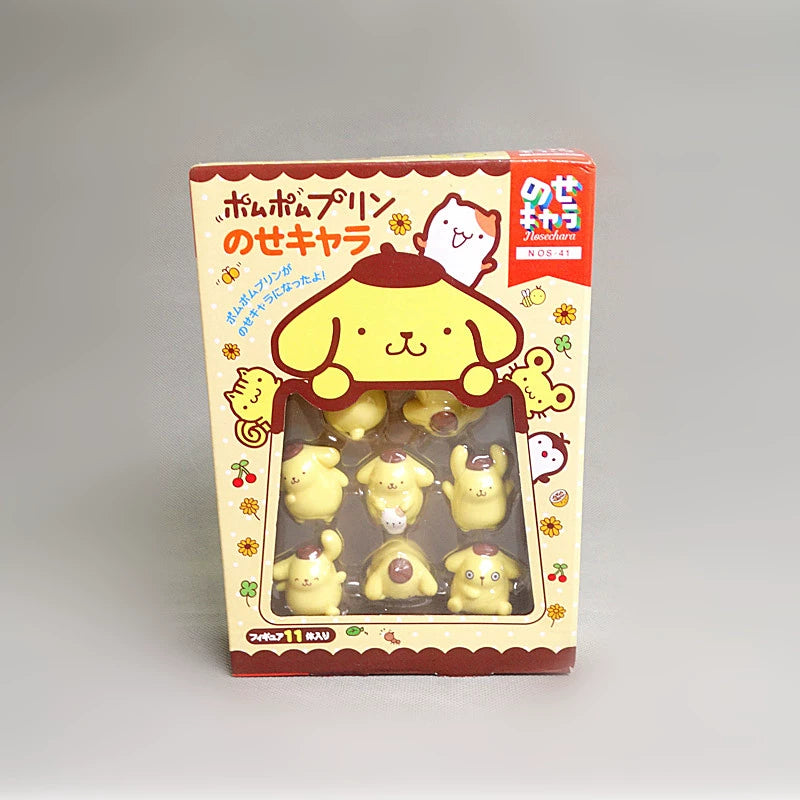 Boxed 11 styles, cute pudding dog, stacking music, stacking, doll figure ornament