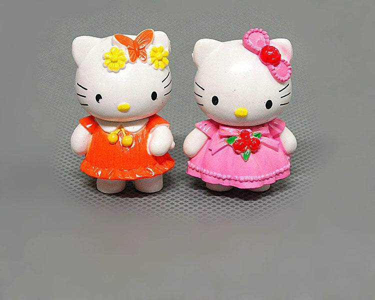 Hellokitty 8 KT cat Hello Kitty, figure doll, cake decoration doll pendulum