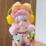 Rabbit shining baby clothes AYORTOYShyShy collection pink Tian Xuning same enamel plush doll clothes