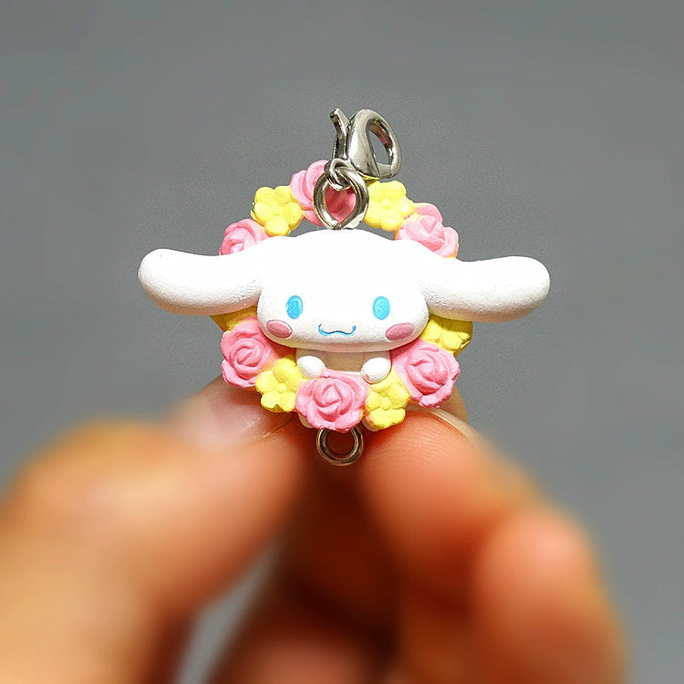 Yugui dog, big-eared dog tandem pendant doll, twisted egg doll ornament