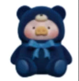 LuLu Pig Teddy Moe Grain Series T Tide Play Figure