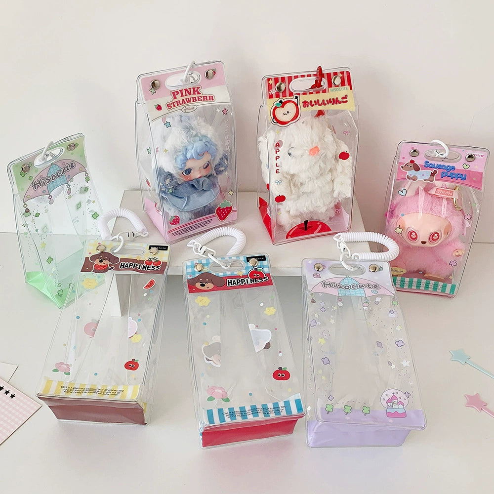 Cute cartoon storage bag doll dustproof