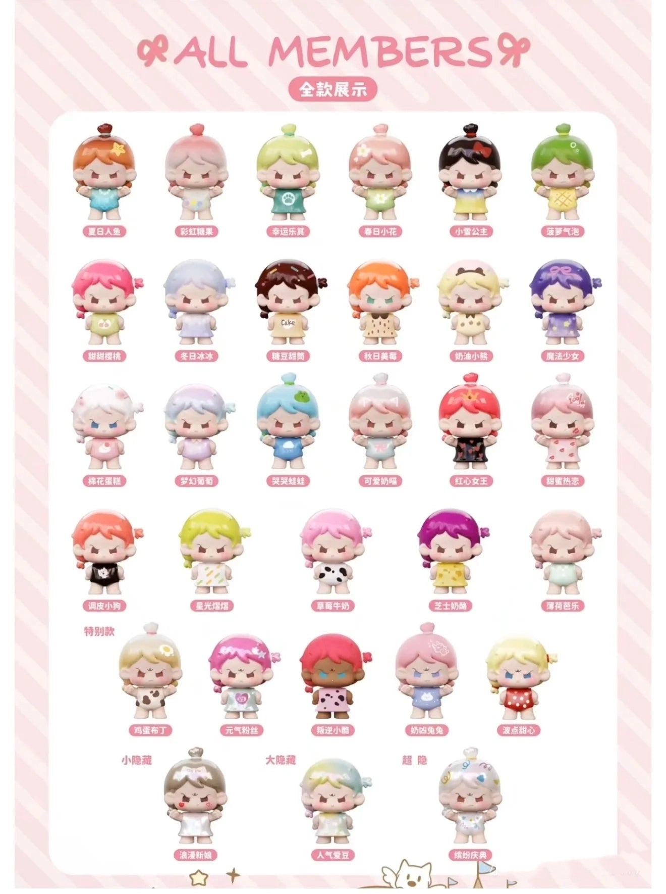 Eleven cute grains