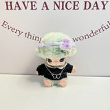 New Life Diary Series Baby Clothes Vinyl Plush Pendant Overalls