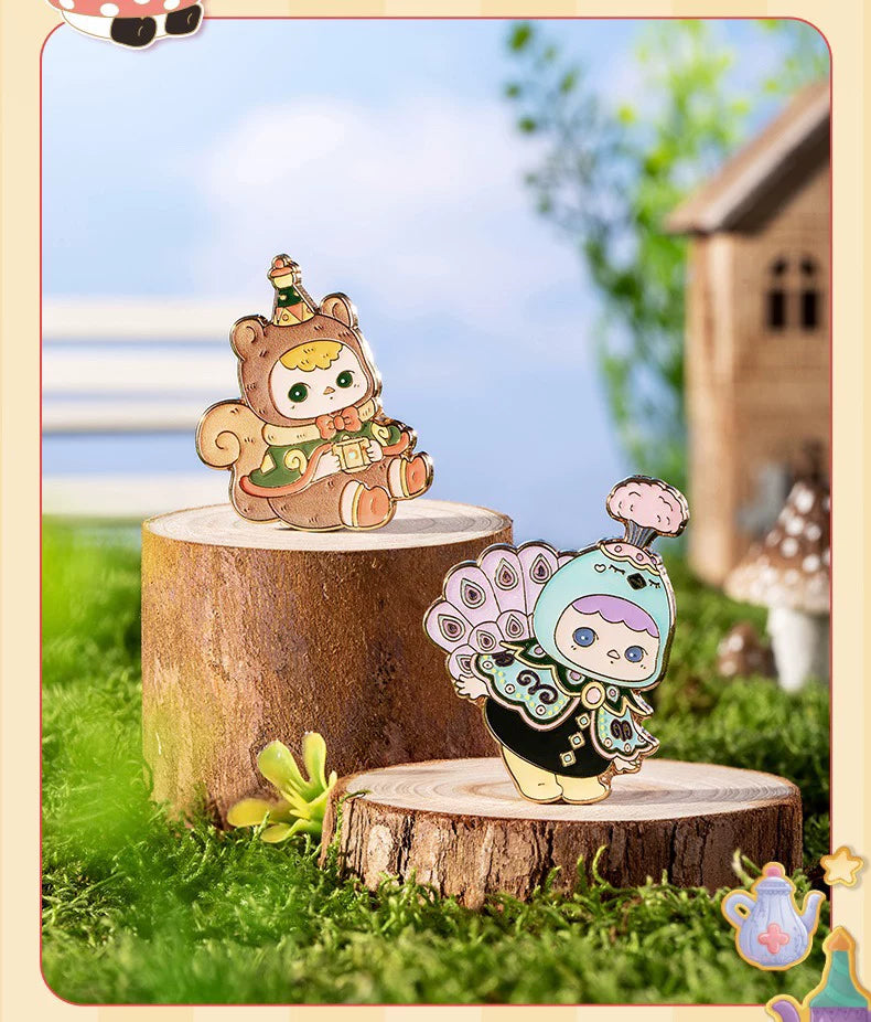 Animal Tea Party Series Badge