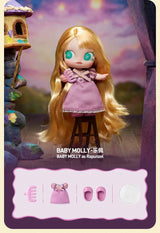 BABY MOLLY Disney Princess Series MINI Action Figure