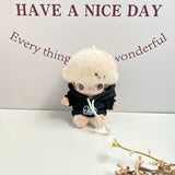 New Life Diary Series Baby Clothes Vinyl Plush Pendant Overalls