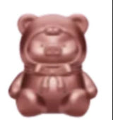 LuLu Pig Teddy Moe Grain Series T Tide Play Figure