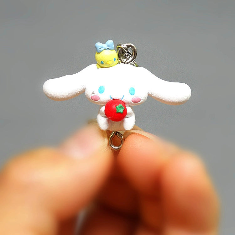 Yugui dog, big-eared dog tandem pendant doll, twisted egg doll ornament