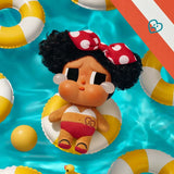 Crybaby vacation mode on vinyl plush pendant
