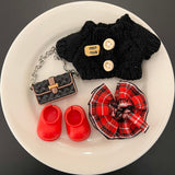 [Baby clothes only] Crying baby vinyl baby clothes cute overalls baby clothes set