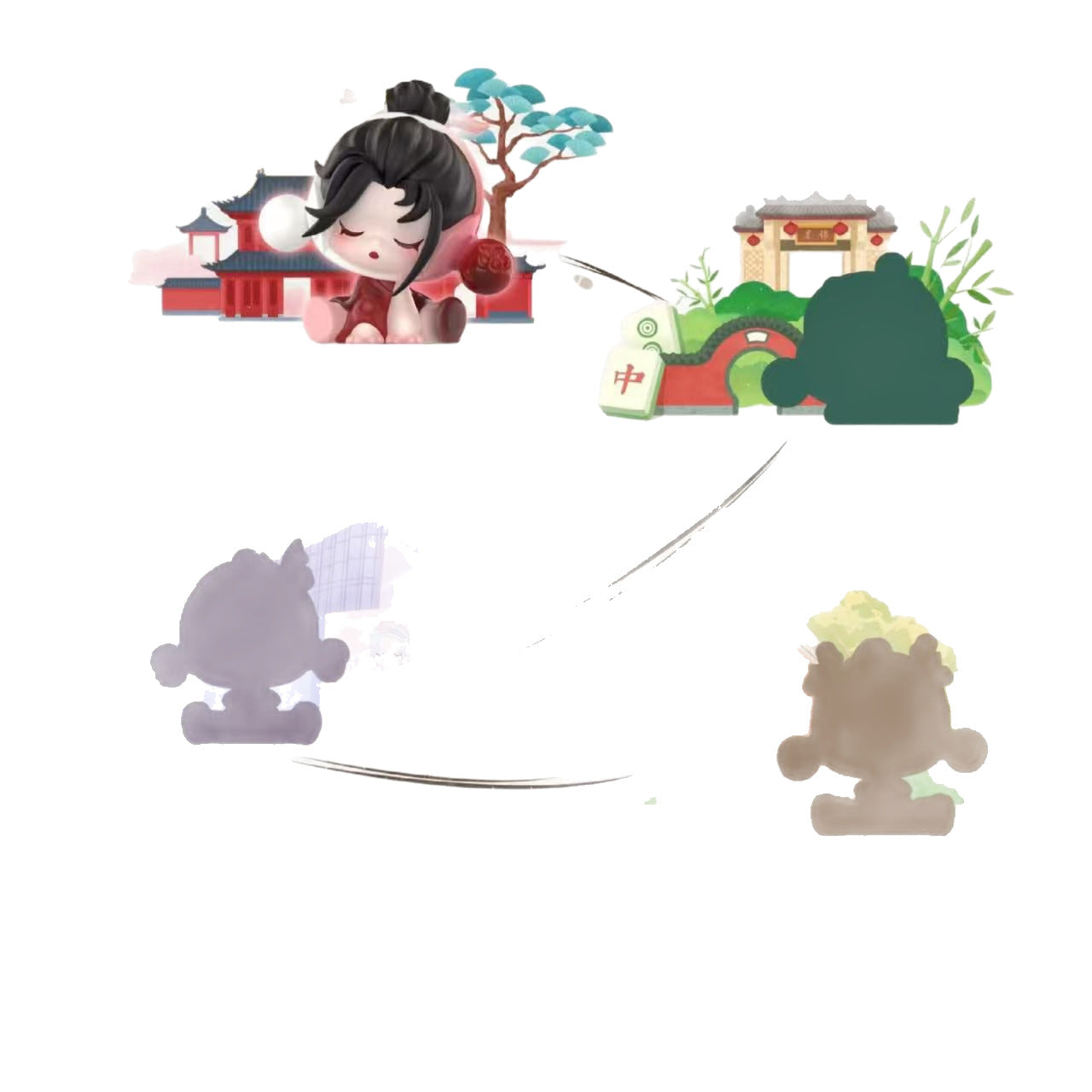 Guan Shenzui series dolls are cute