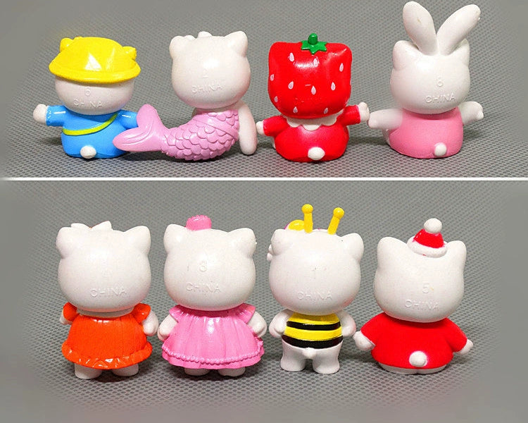 Hellokitty 8 KT cat Hello Kitty, figure doll, cake decoration doll pendulum