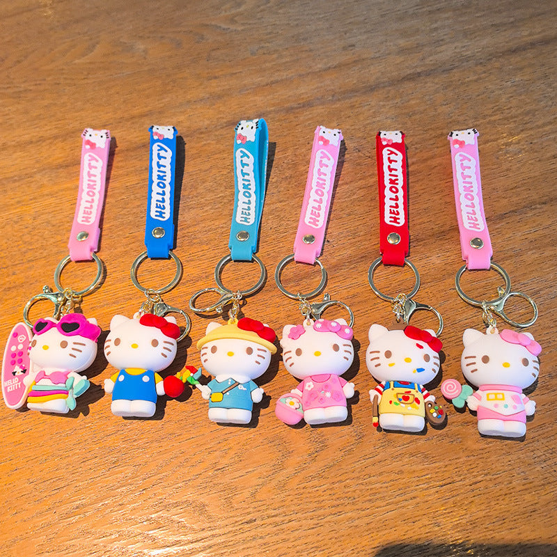 Sanrio keychain kt cat doll pendant Kulomi