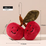 Plush doll doll simulation food pendant bag pendant vegetable food keychain