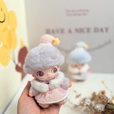 New Life Diary Series Baby Clothes Vinyl Plush Pendant Overalls