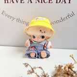 New Life Diary Series Baby Clothes Vinyl Plush Pendant Overalls