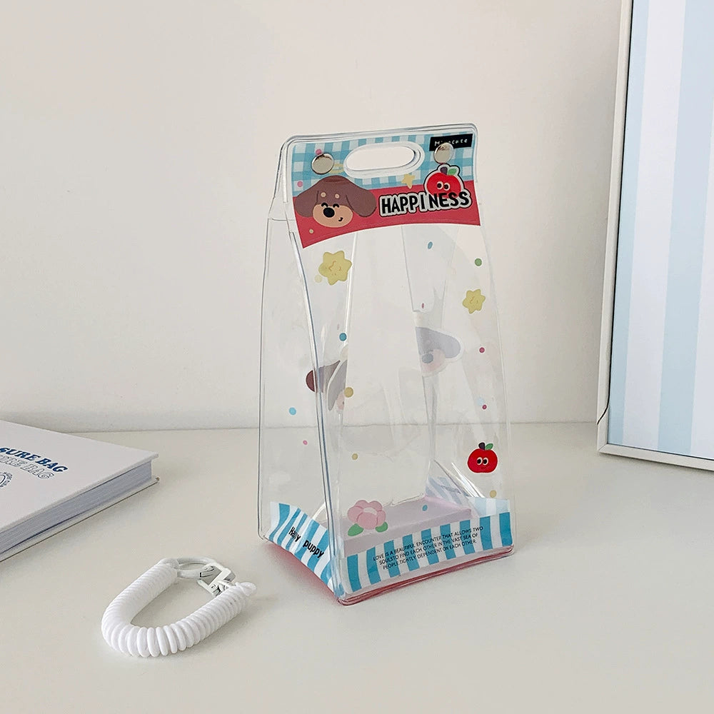 Cute cartoon storage bag doll dustproof