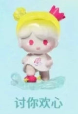 YOYO paint a good color head cute grain series right and right cute tide play tabletop ornament birthday gift figure