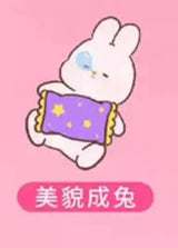 Momo Rabbit Touch Rabbit Fun Enjoy Life Series