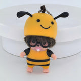 Panda Qiqi vinyl doll pendant