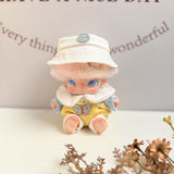 New Life Diary Series Baby Clothes Vinyl Plush Pendant Overalls