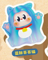 SLLO Adopts Ghost Cat Series Cute Grain Tide Play Figure Cute Ornament