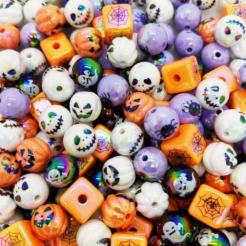 Acrylic Halloween beads DIY bead pen mobile phone chain keychain accessories