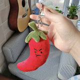 Plush doll doll simulation food pendant bag pendant vegetable food keychain