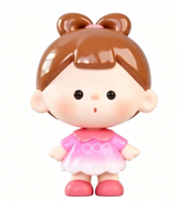 VUUYOO worry-free baby Yijian Fenghua series cute grain antique trend play ornament figure