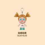 Crybaby vacation mode on vinyl plush pendant