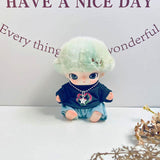 New Life Diary Series Baby Clothes Vinyl Plush Pendant Overalls