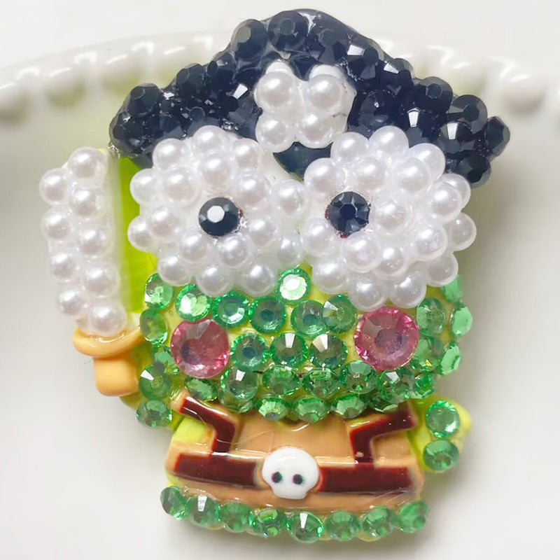 Cartoon resin DIY drilling accessories