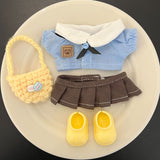 [Baby clothes only] Crying baby vinyl baby clothes cute overalls baby clothes set