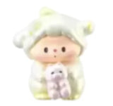 Lulu Dog's Baby Diary 3.0 Series Moe Grain Tide Play Figure