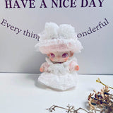 New Life Diary Series Baby Clothes Vinyl Plush Pendant Overalls