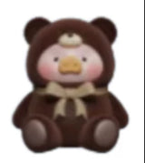LuLu Pig Teddy Moe Grain Series T Tide Play Figure